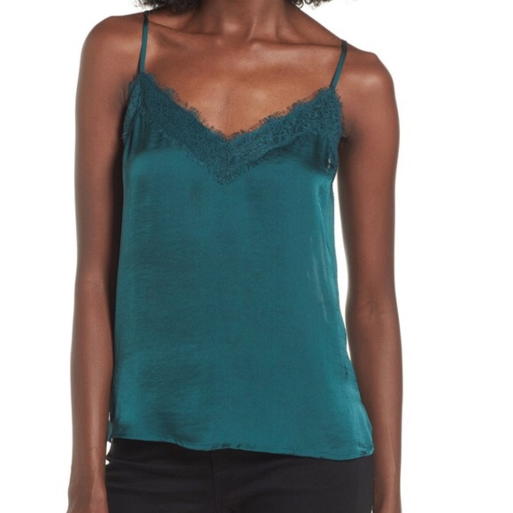 BP Lace Trim Satin Camisole